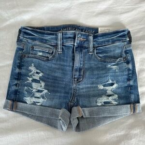 American Eagle Blue Denim Shorts